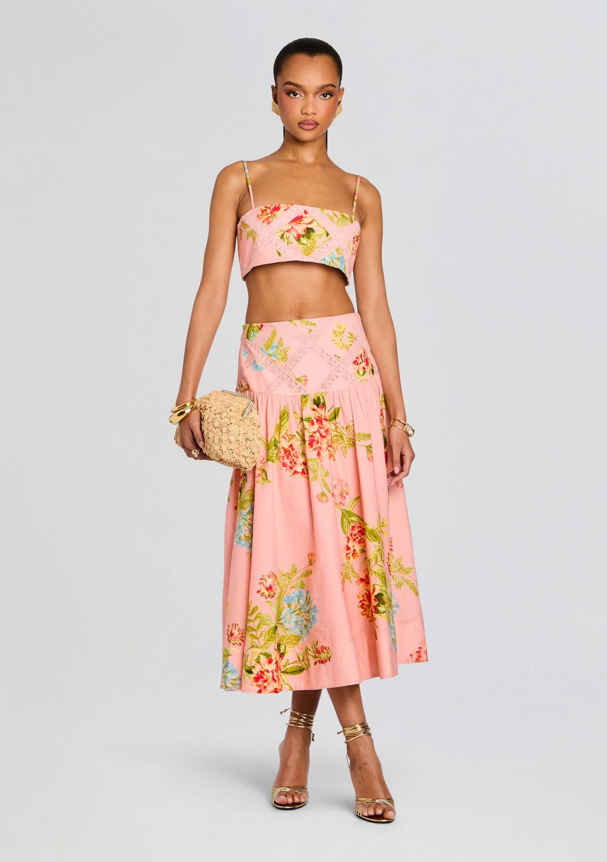 Dhun Bustier Top by Hemant & Nandita in Multi, product image 5