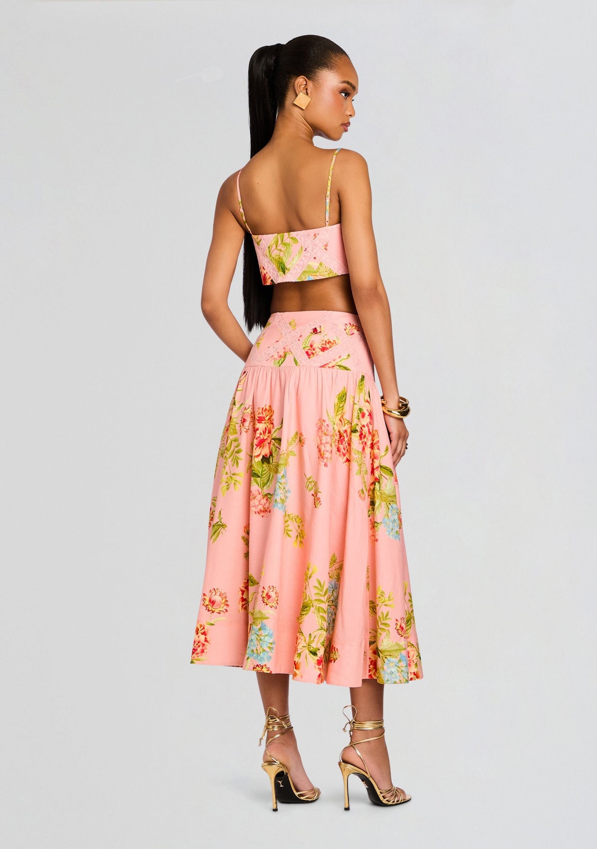 Dhun Bustier Top by Hemant & Nandita in Multi, product image 4