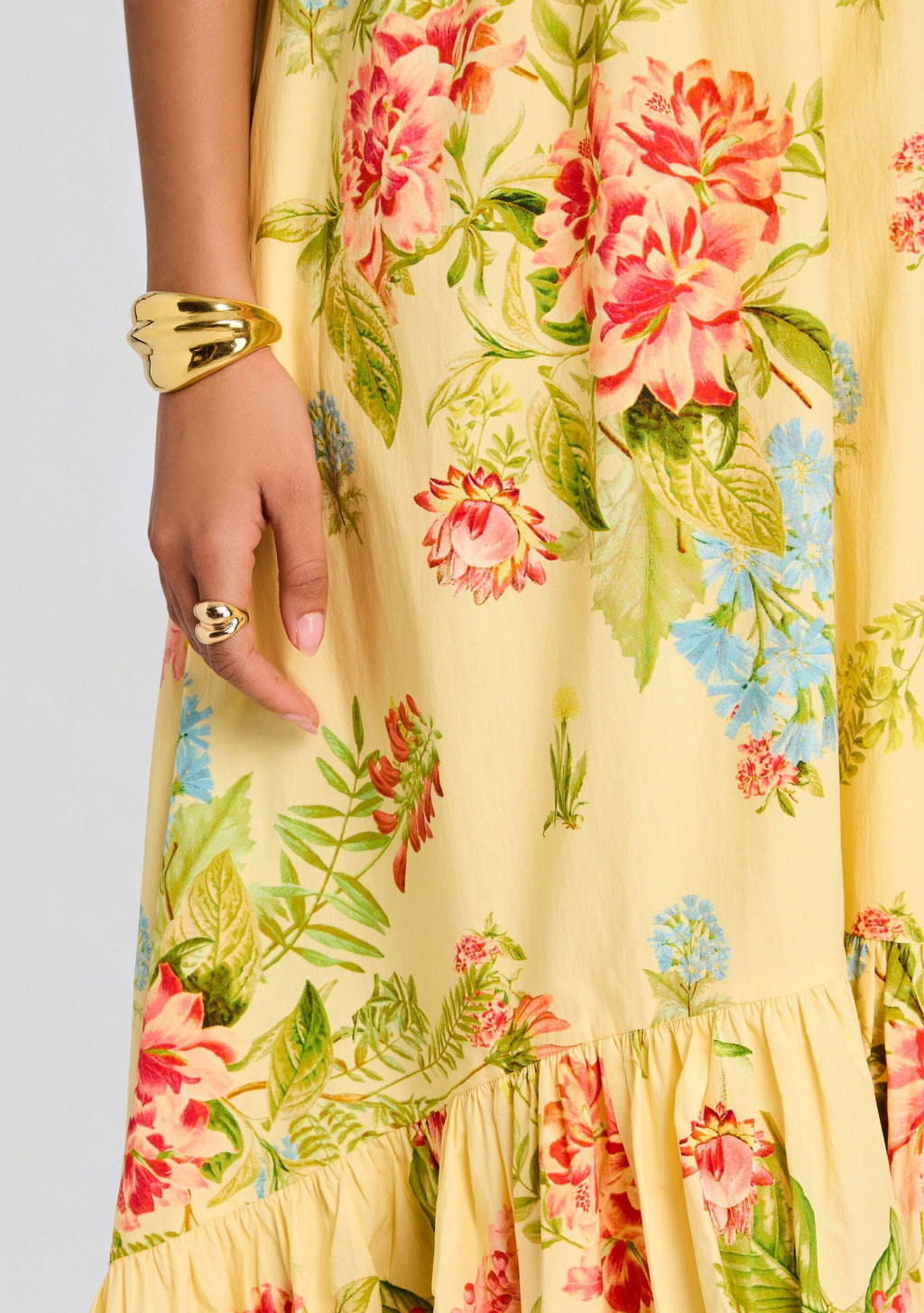 Dhun Long Dress by Hemant & Nandita in Multi, product image 2