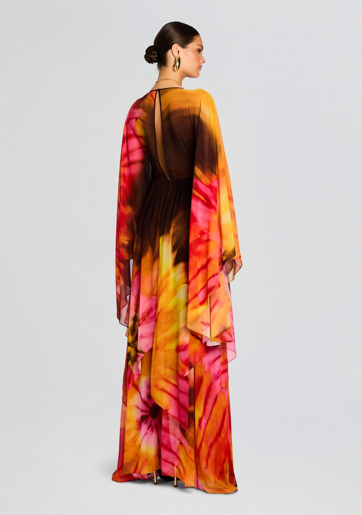 Hedley Chiffon Dress by retrofête in Orenda, product image 4