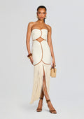 Joaquina Dress by Azulu in Ecru, product image 1