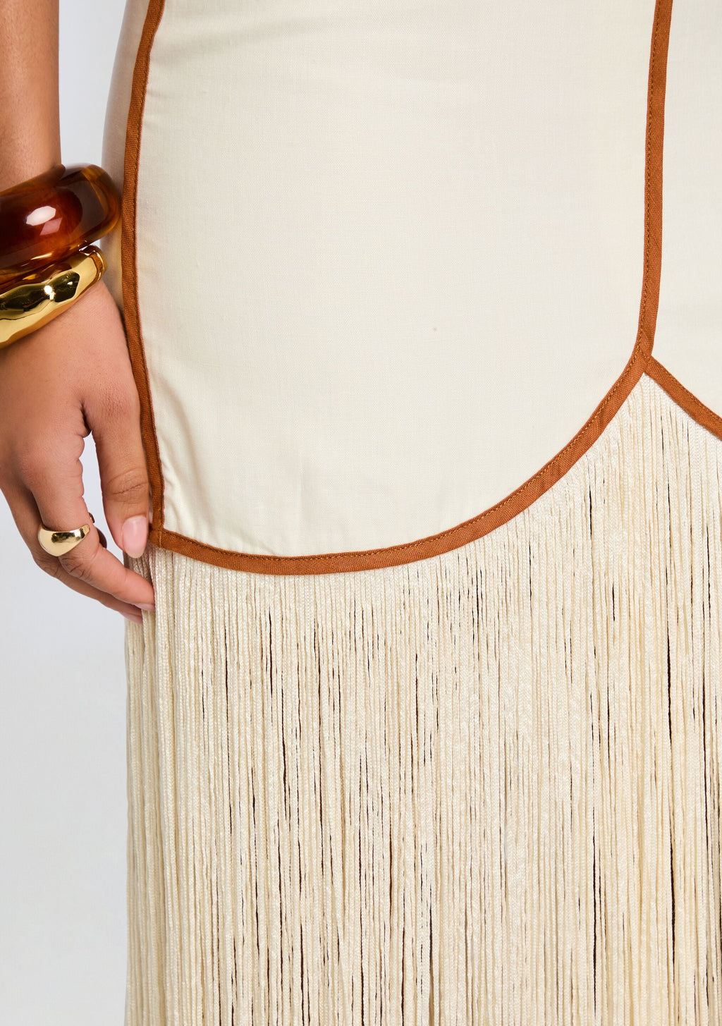Joaquina Dress by Azulu in Ecru, product image 2