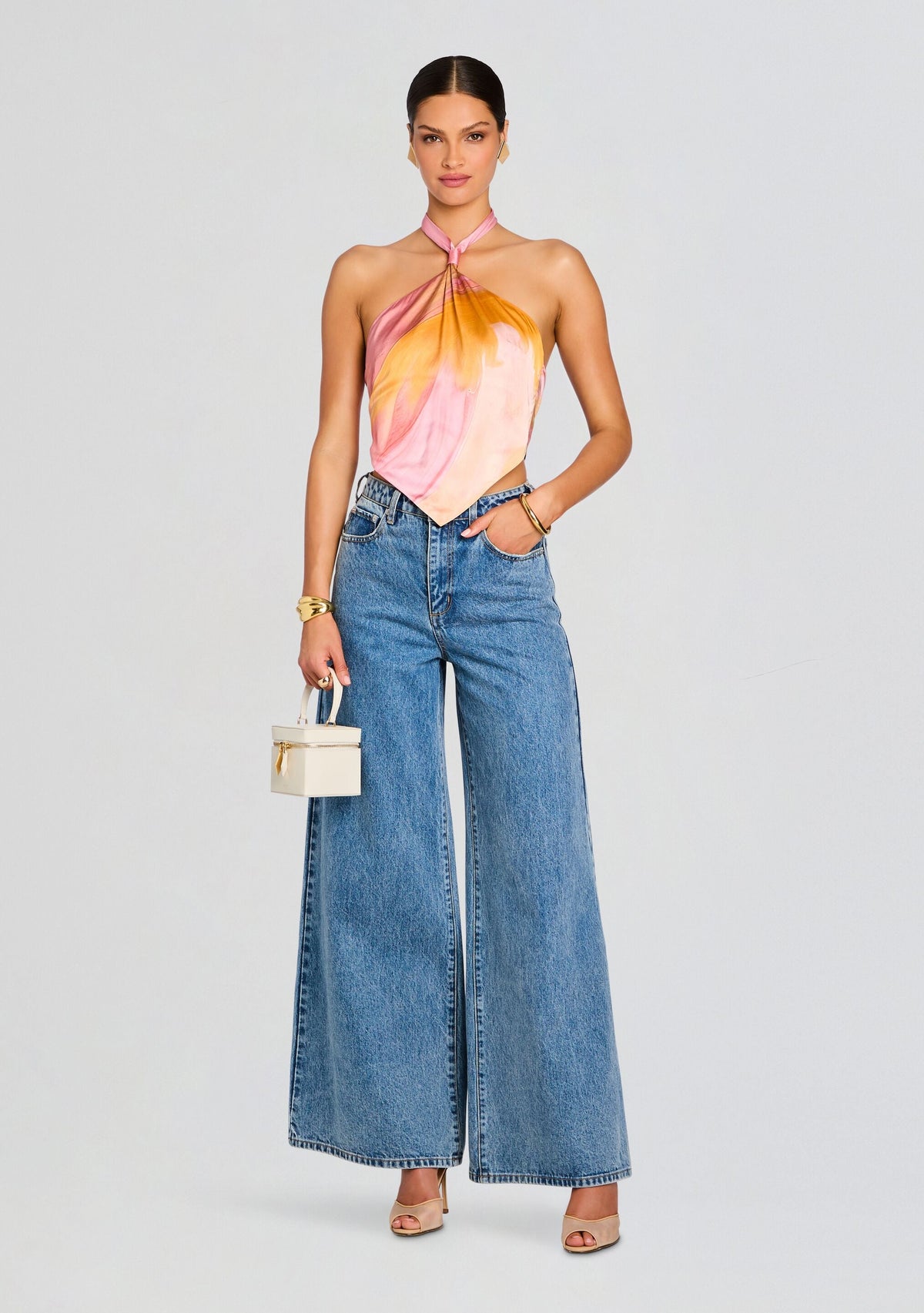 Jamie Top by retrofête in Contour Brushstroke, product image 2