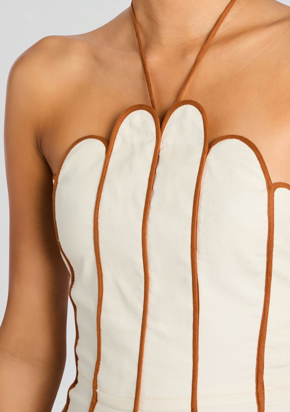 Lenny Dress by Azulu in Ecru, product image 2
