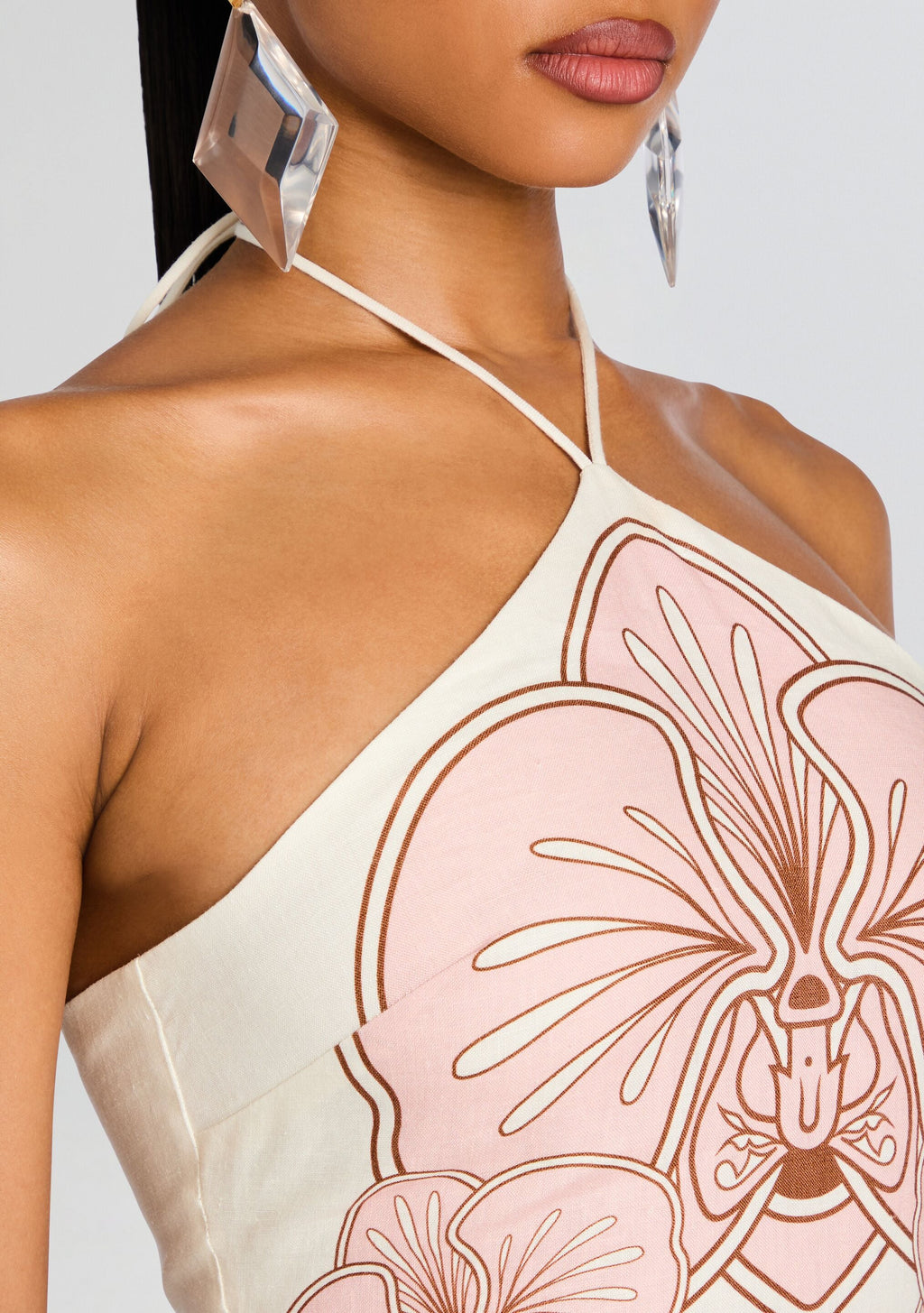 Maddie Mini Dress by Shani Shemer in Pink Print 130, product image 2
