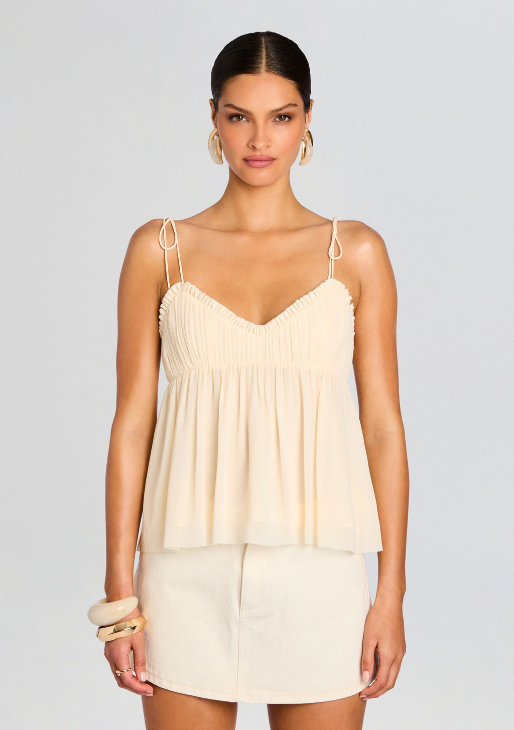 Maven Top by SEROYA in Eggshell, product image 1