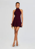 Quinn Metallic Knit Dress by retrofête in Metallic Pinot, product image 1