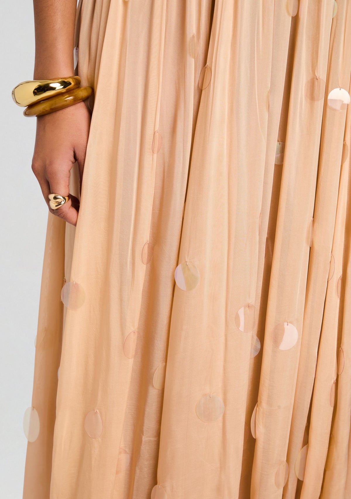 Yanis Dress by retrofête in Honey Beige, product image 2