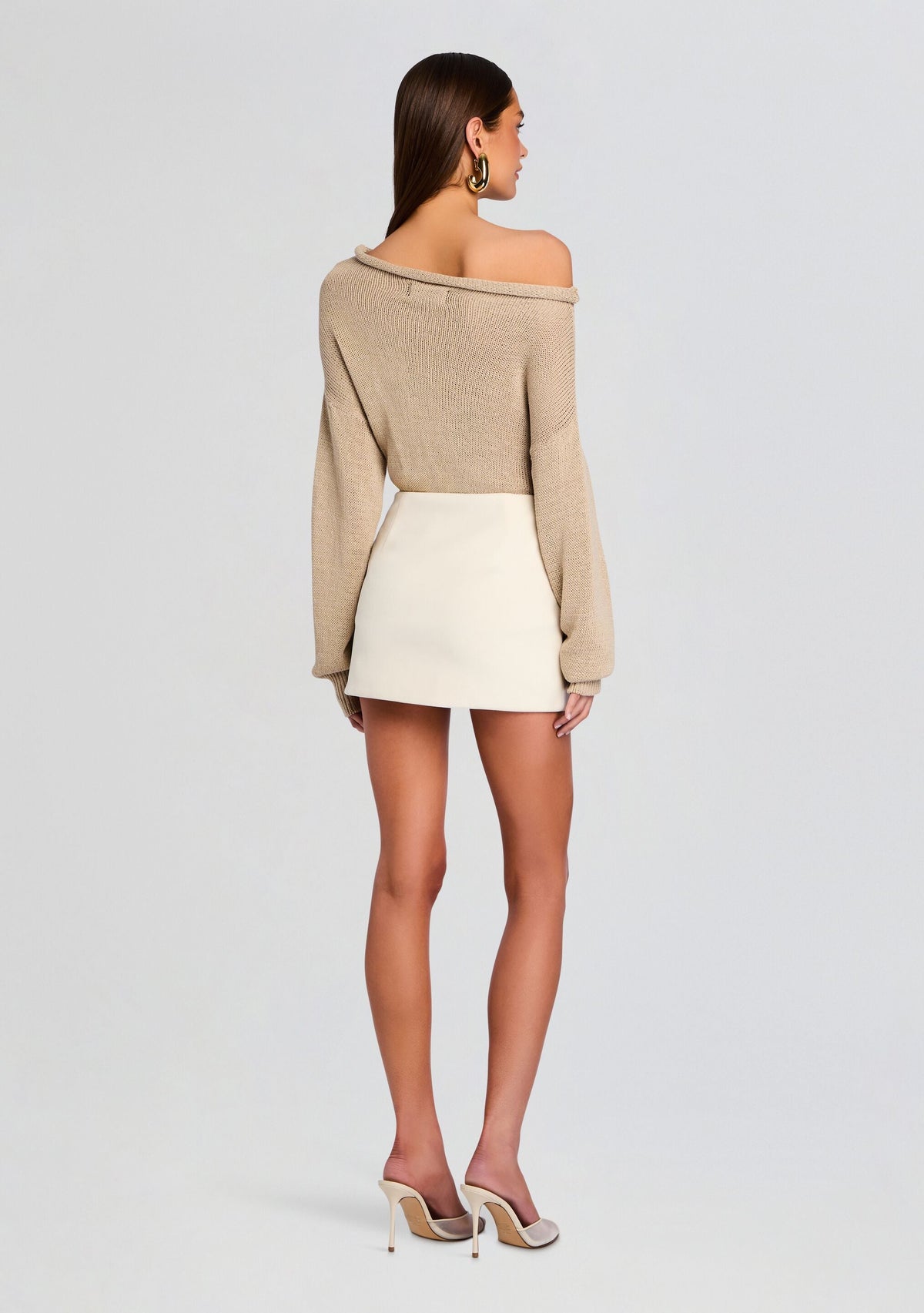 Celeste Skirt by SEROYA in Eggshell, product image 4