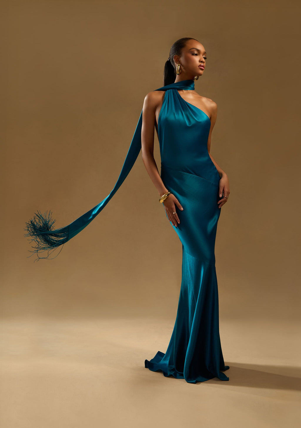 Kelsa Dress by retrofête in Teal, product image 2
