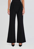 Pin Tuck Palazzo Pant by Sans Faff in Black, product image 1