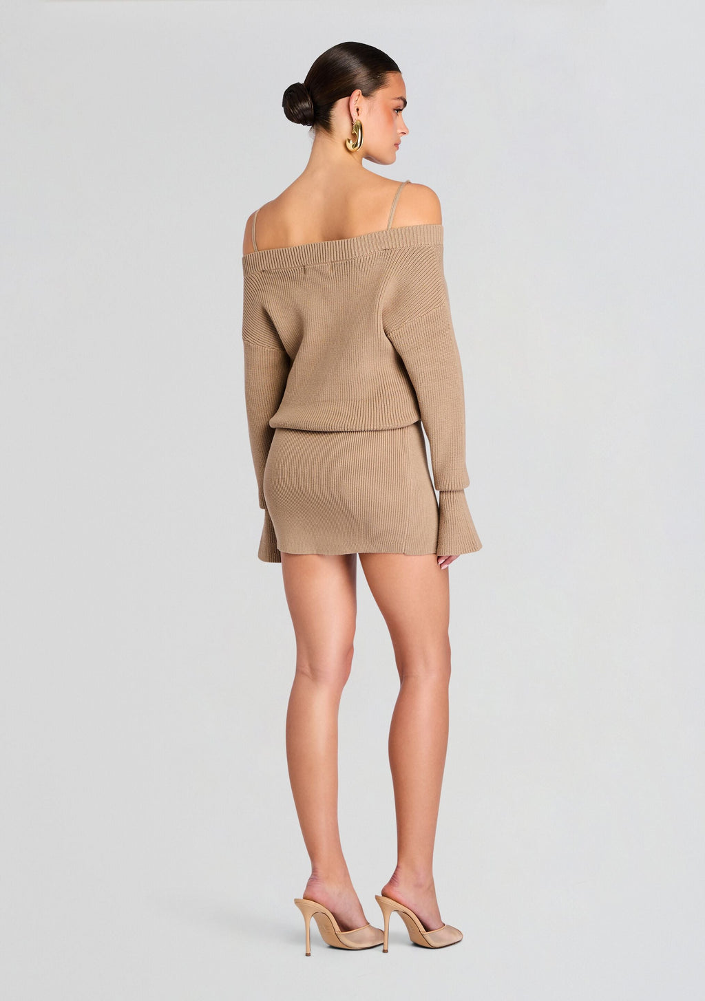 Barbara Mini Dress by SEROYA in Desert, product image 4