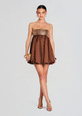Delfina Dress by retrofête in Espresso, product image 1