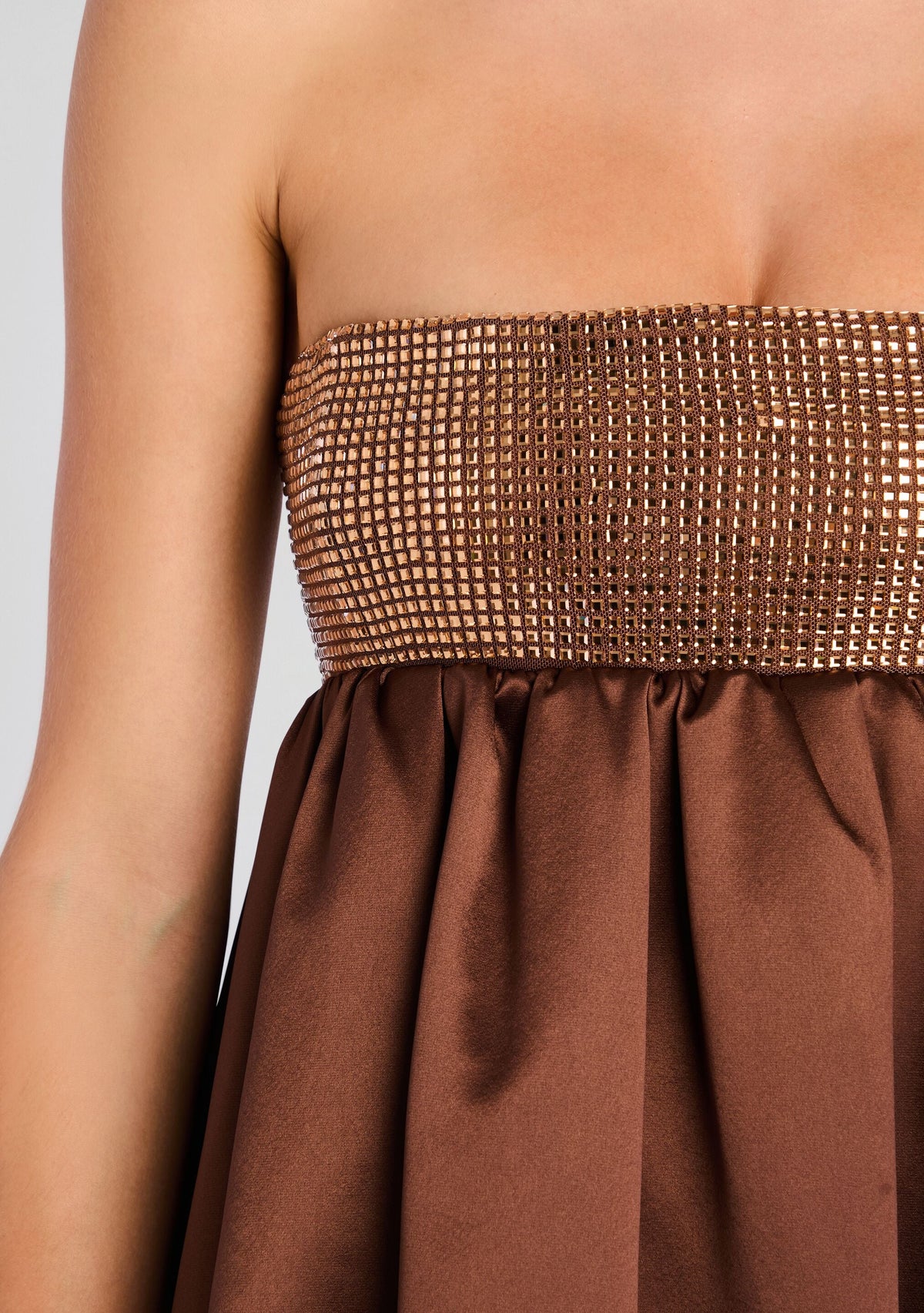 Delfina Dress by retrofête in Espresso, product image 2