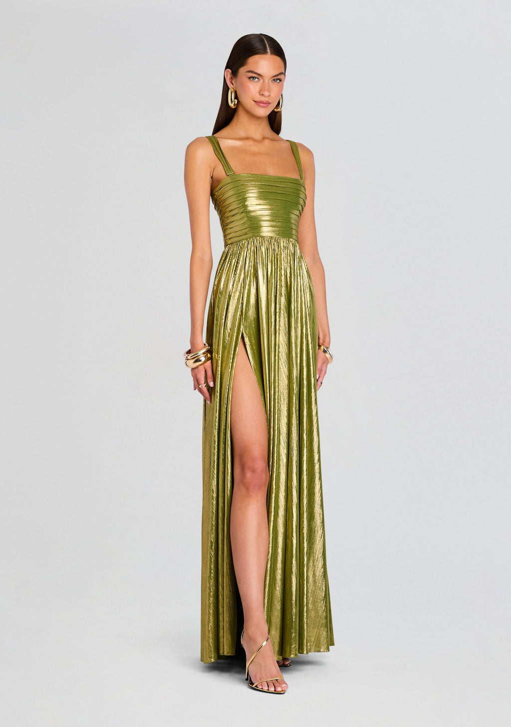 Iris Dress by retrofête in Forest Green, product image 4