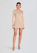 Koa Mini Dress by SEROYA in Sand, product image 1