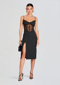 Kora Dress by retrofête in Grey, product image 1