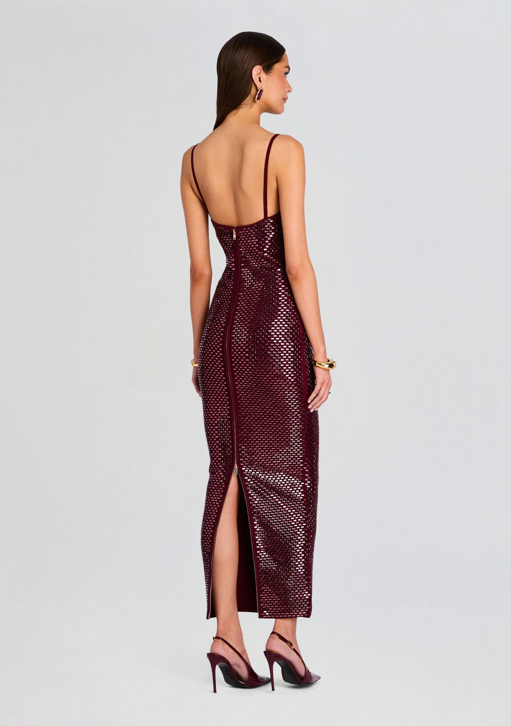 Kyree Knit Dress by retrofête in Port, product image 4