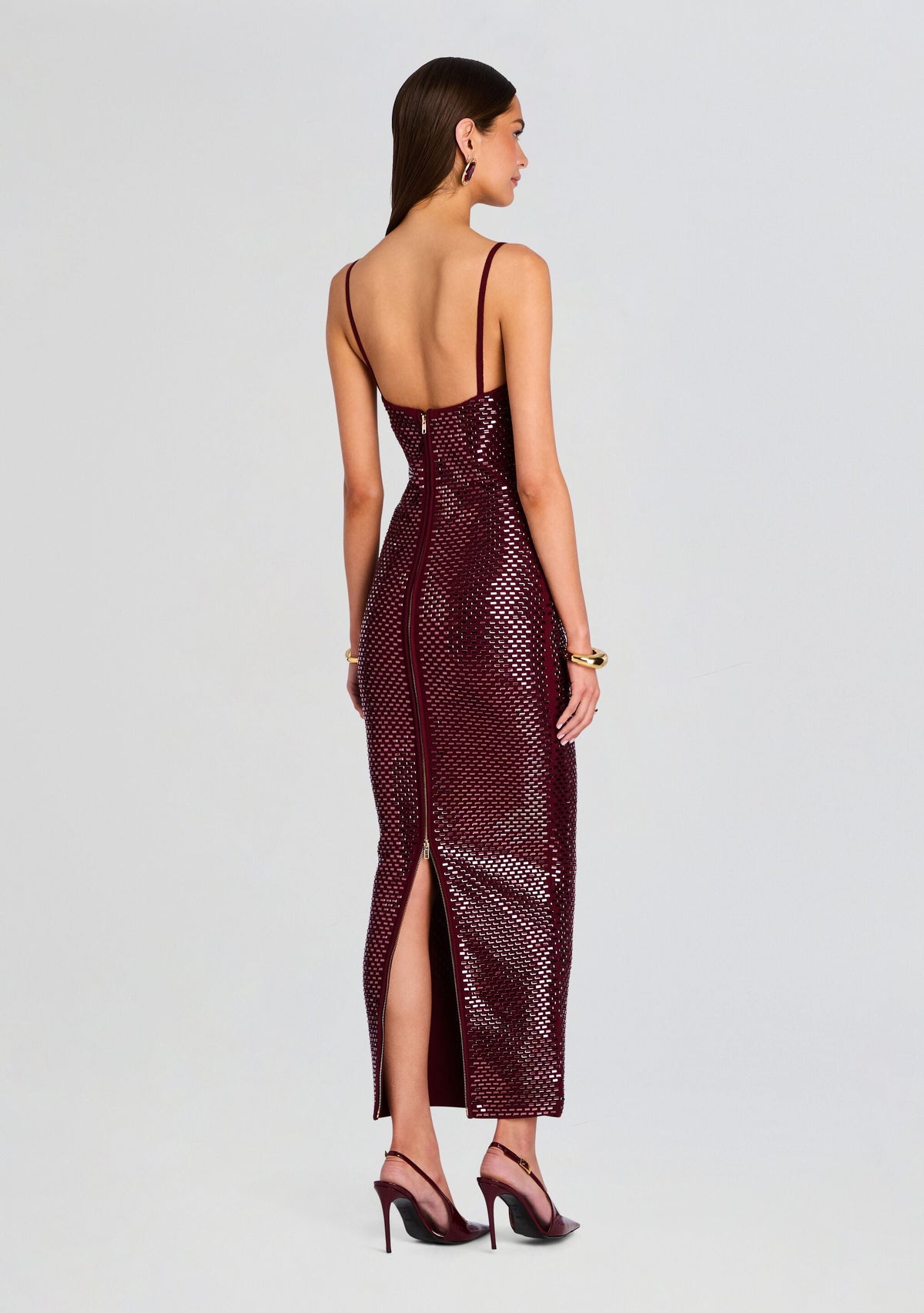 Kyree Knit Dress by retrofête in Port, product image 4