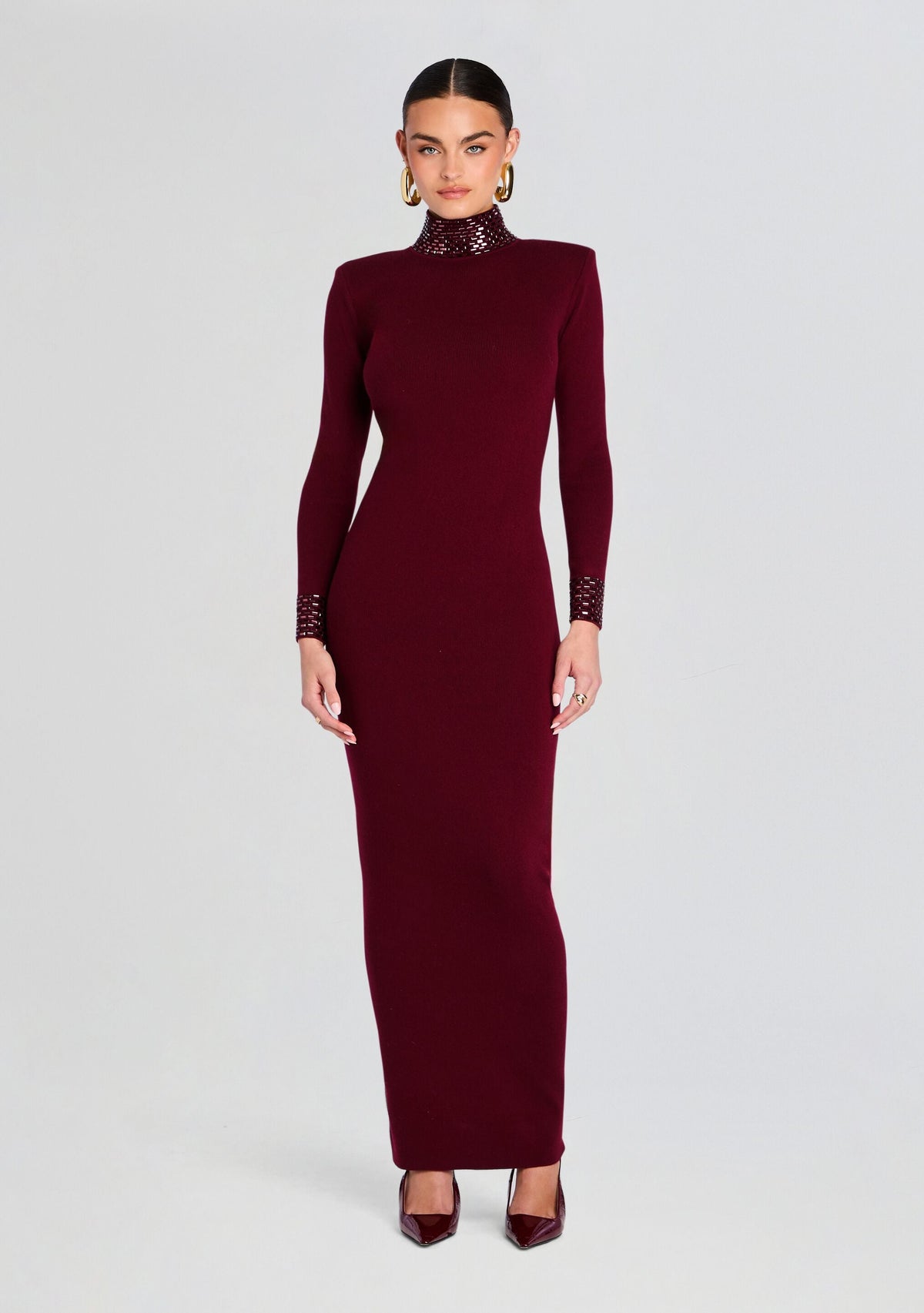 Monroe Dress by retrofête in Port, product image 1