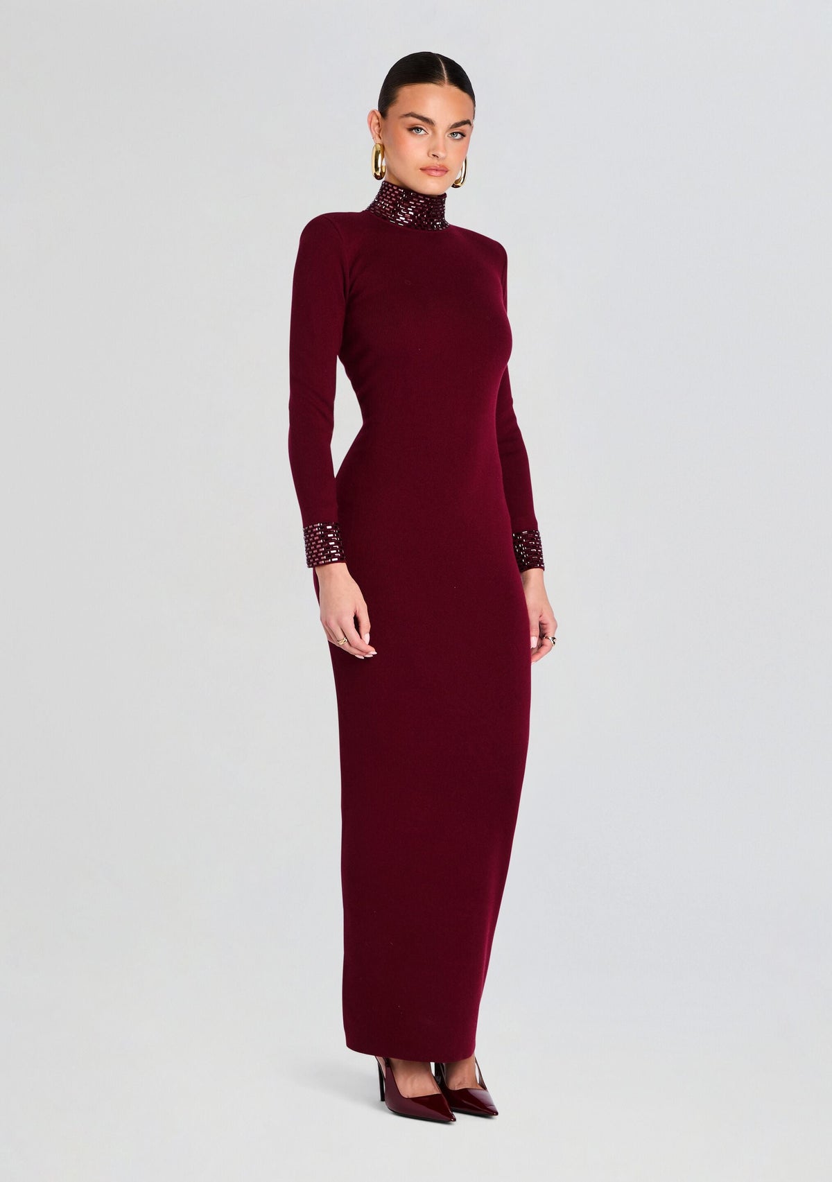 Monroe Dress by retrofête in Port, product image 3