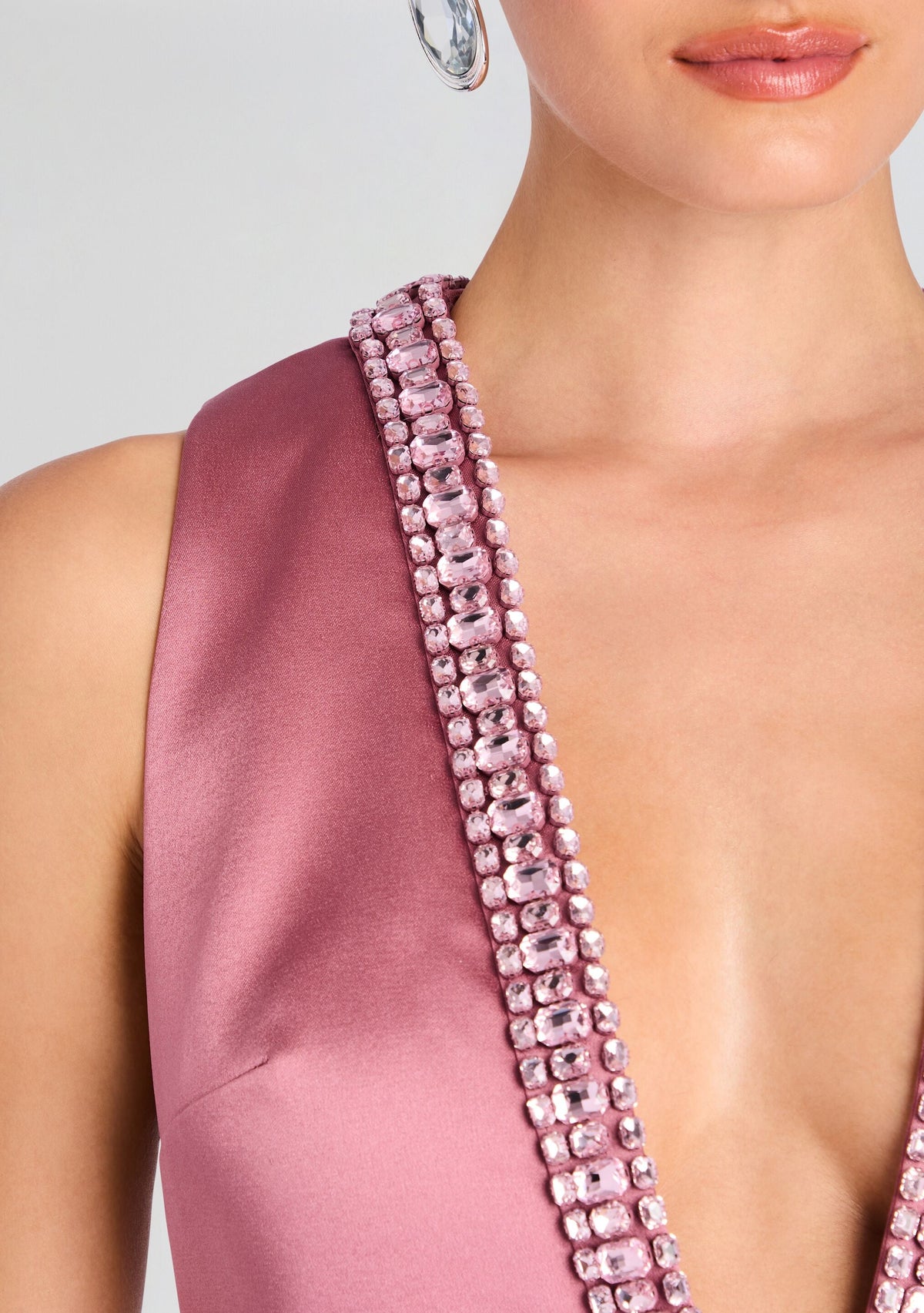 Nancie Embellished Dress by retrofête in Rose, product image 2
