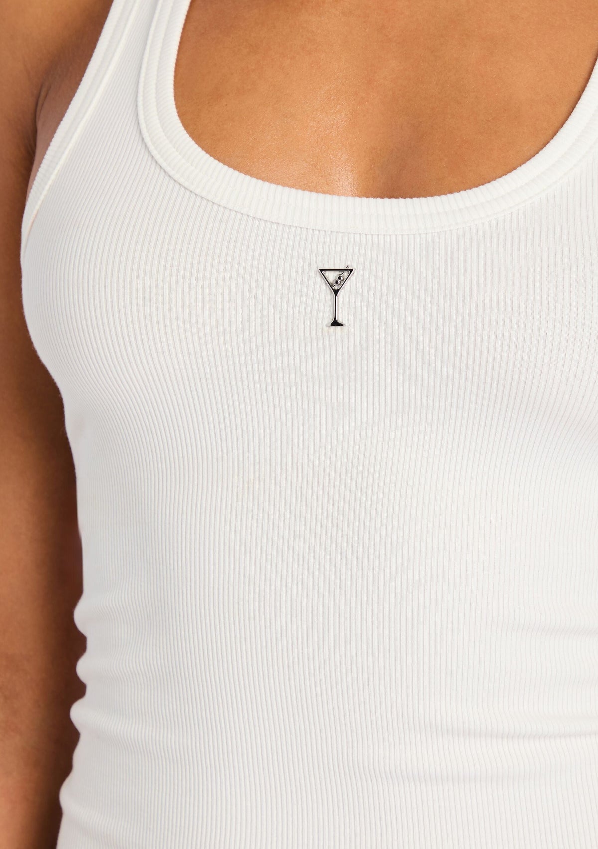Amani Tank by retrofête in White, product image 3