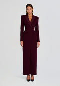 Amberly Blazer Evening Dress by Sans Faff in Bordeaux, product image 1