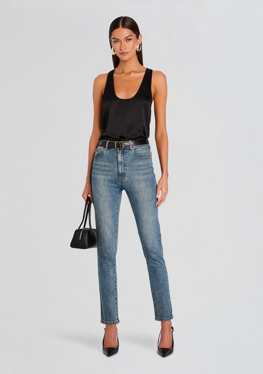 Celia High Rise Skinny Jean by SEROYA in Dawn, product image 2