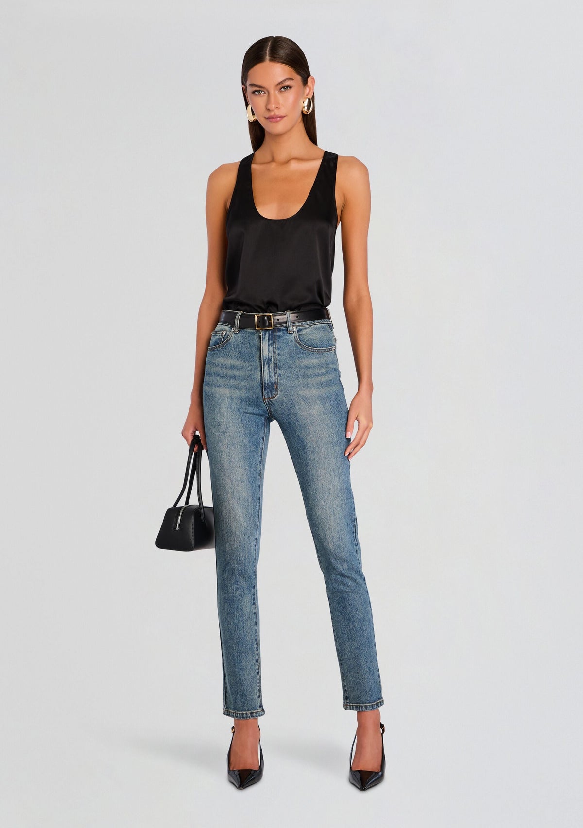Celia High Rise Skinny Jean by SEROYA in Dawn, product image 2