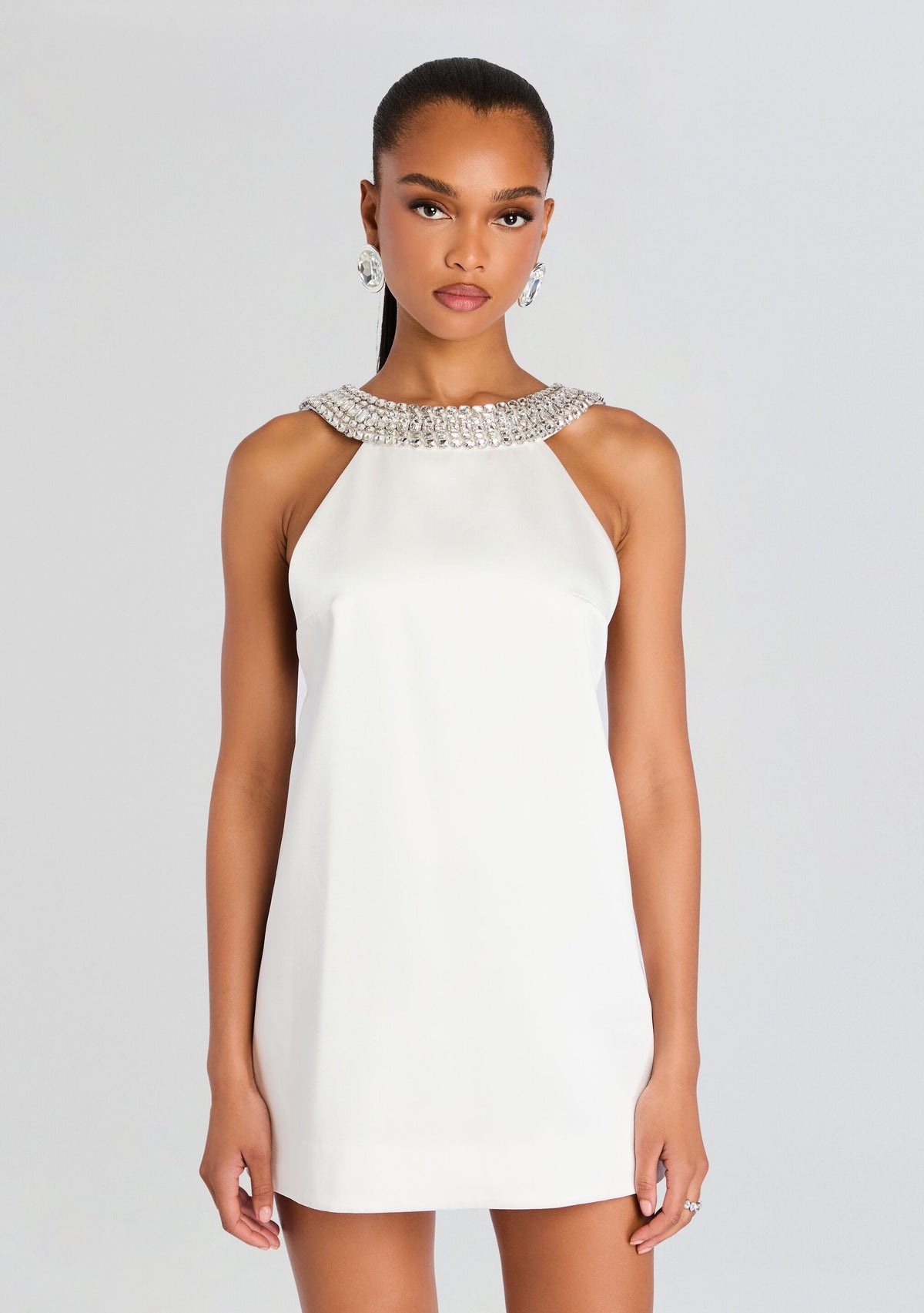 Kenai Embellished Dress by retrofête in White, product image 5