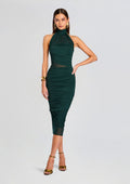 Esmee Midi Dress by SEROYA in Evergreen, product image 1
