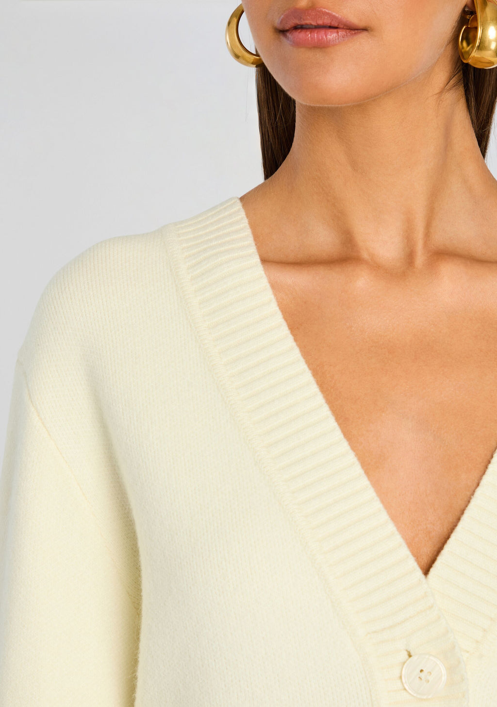 Denise Cardigan by SEROYA in Eggshell, product image 3