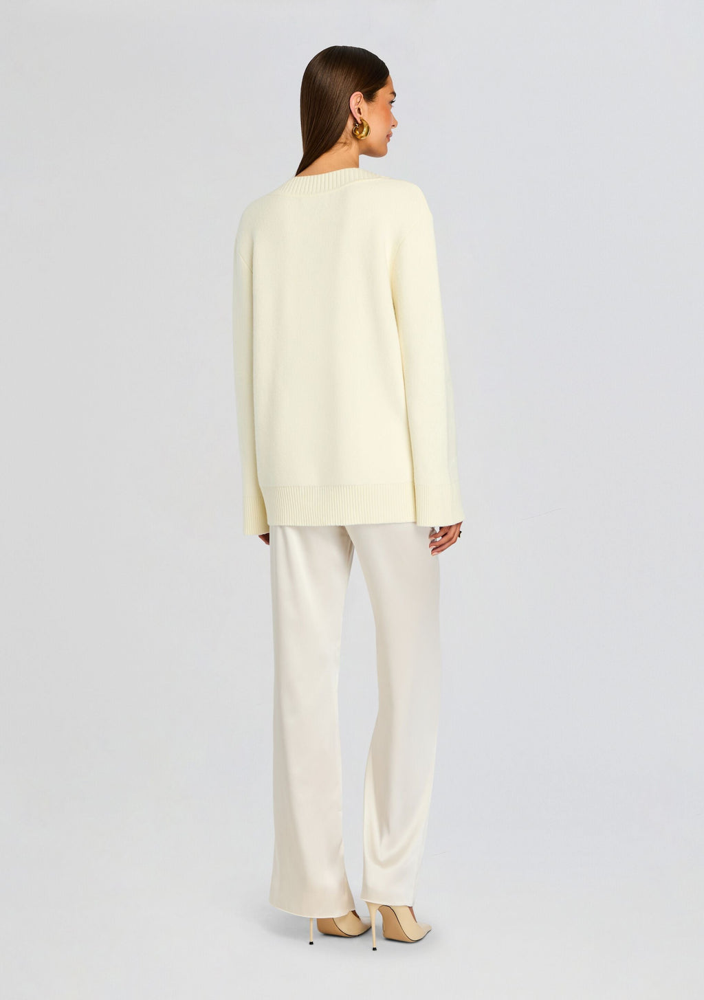 Denise Cardigan by SEROYA in Eggshell, product image 5