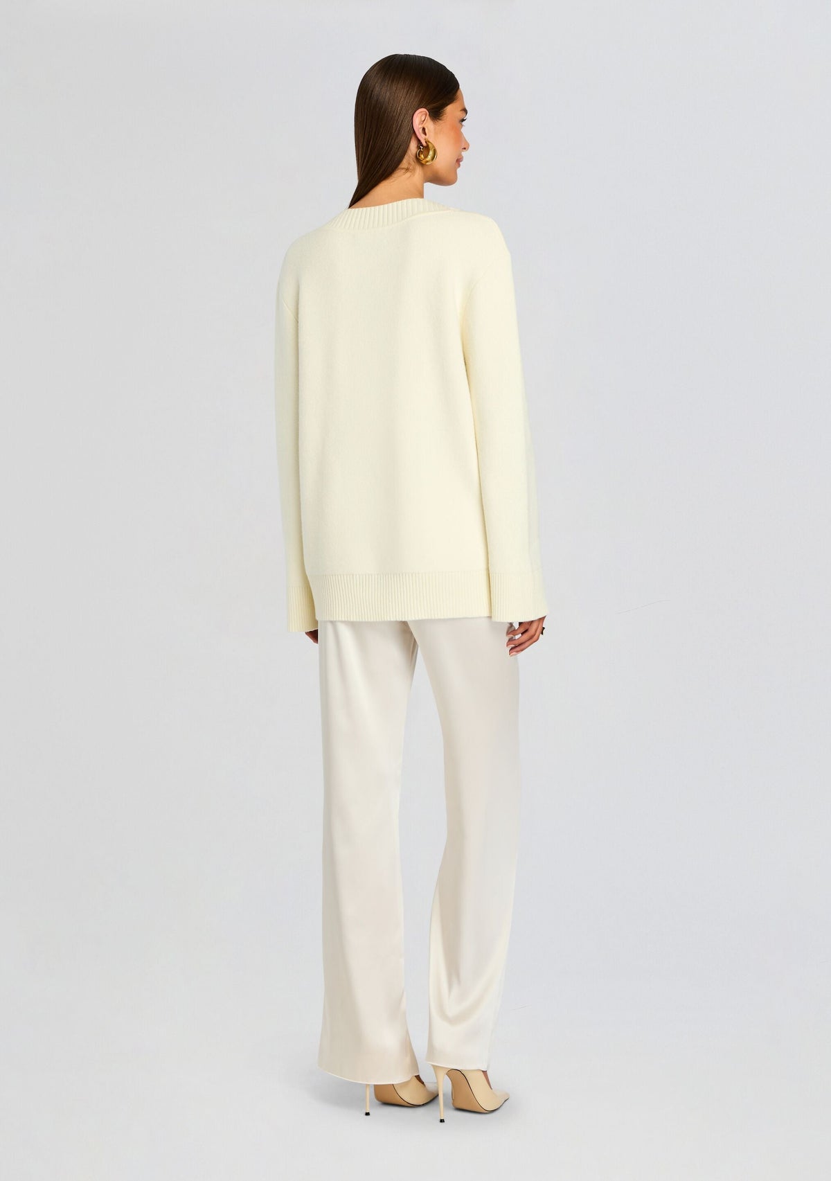 Denise Cardigan by SEROYA in Eggshell, product image 5