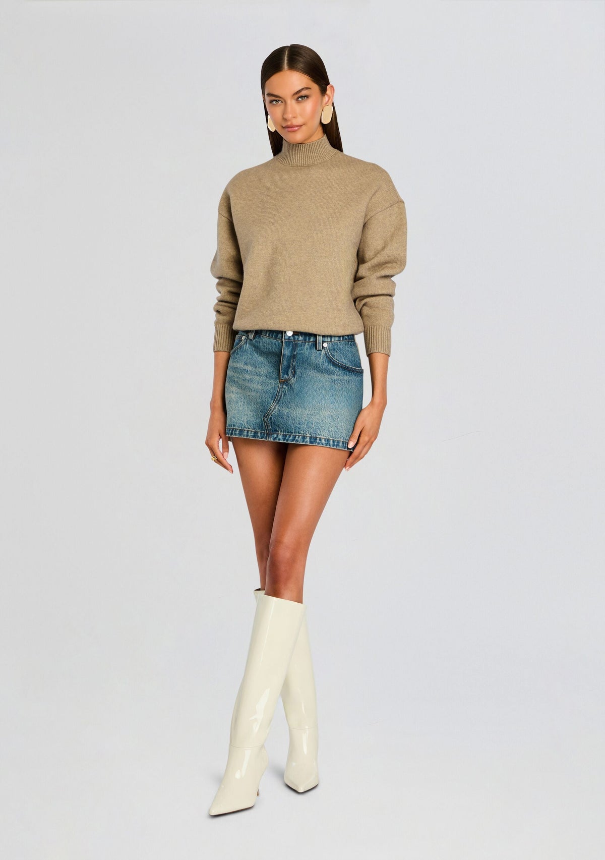Farrah Mini Dress by SEROYA in Desert / Dawn, product image 1