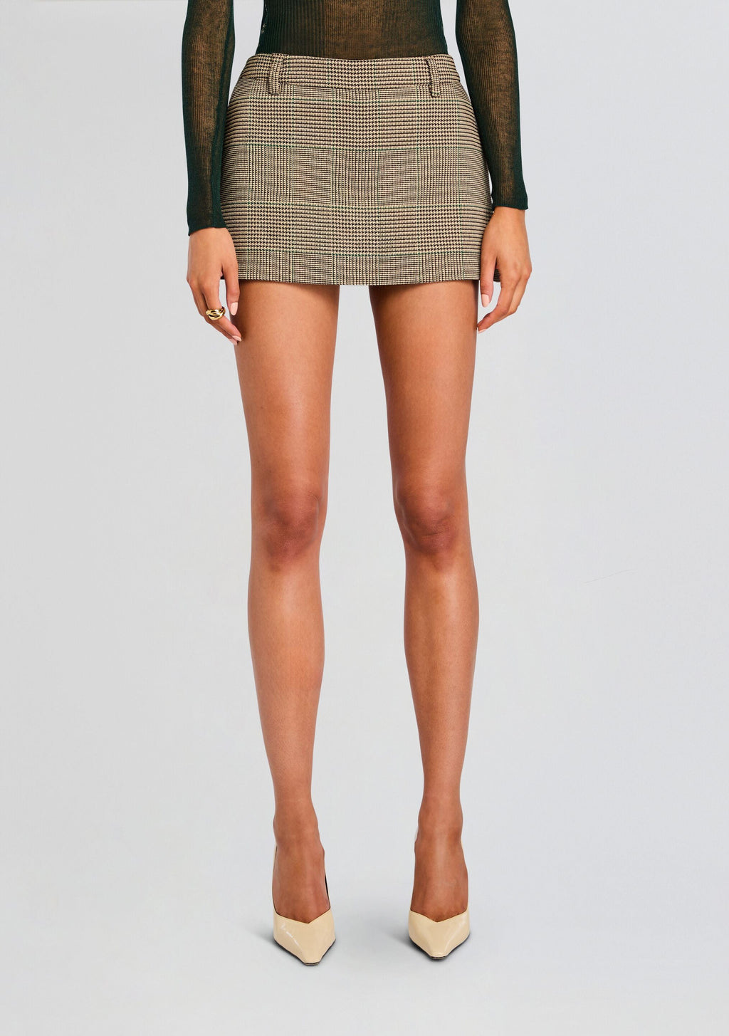 Valkiria Skort by SEROYA in British Plaid, product image 1