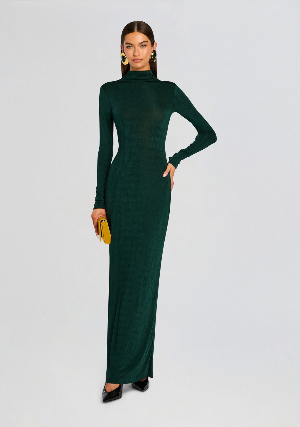 Kim Maxi Dress by SEROYA in Evergreen, product image 1