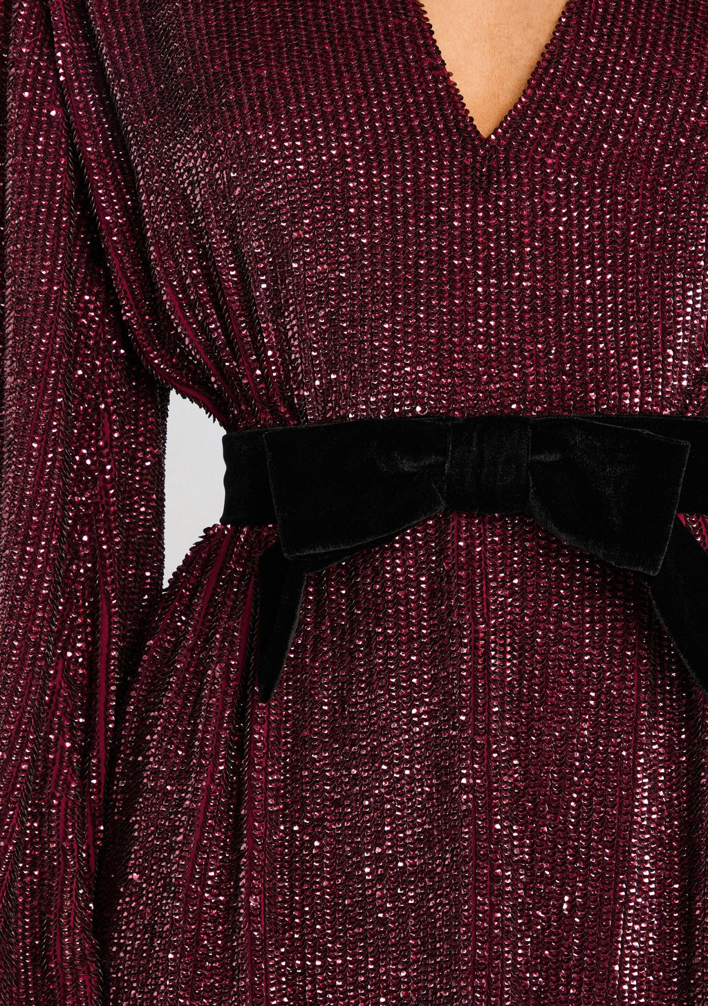 Lilai Sequin Dress by retrofête in Port, product image 2