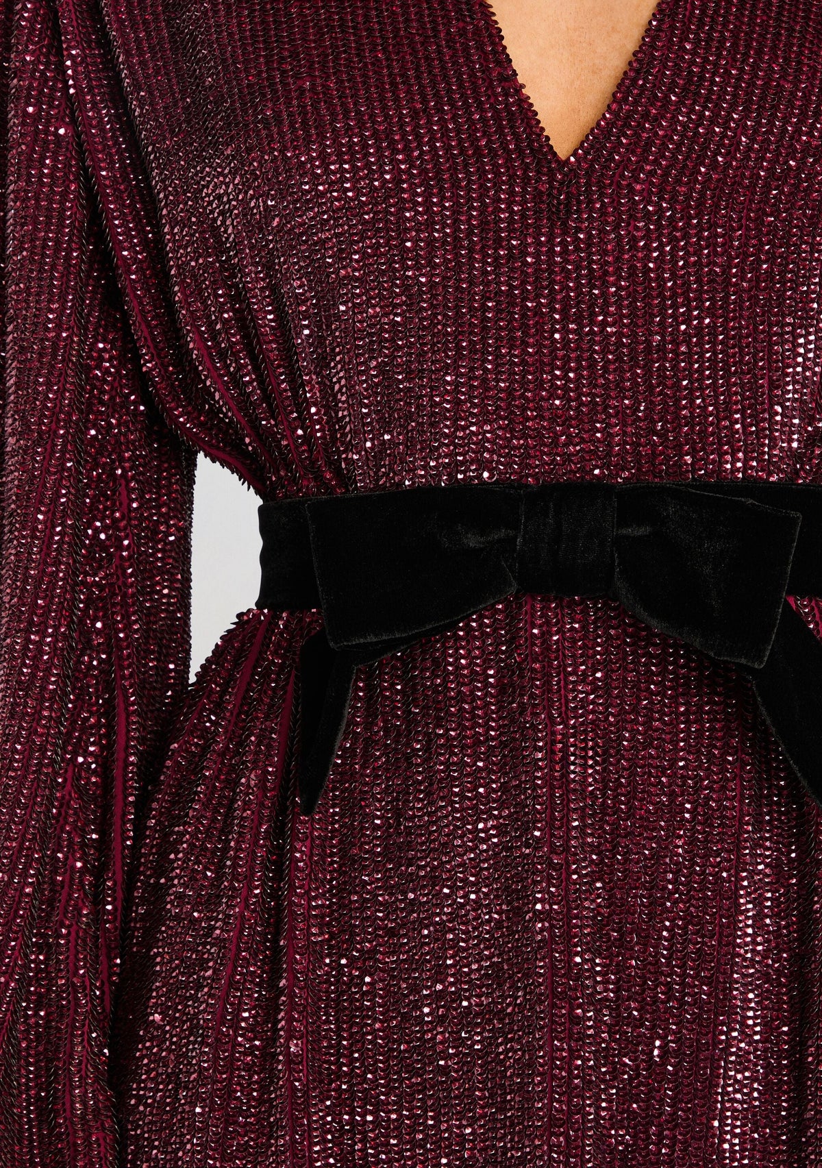 Lilai Sequin Dress by retrofête in Port, product image 2