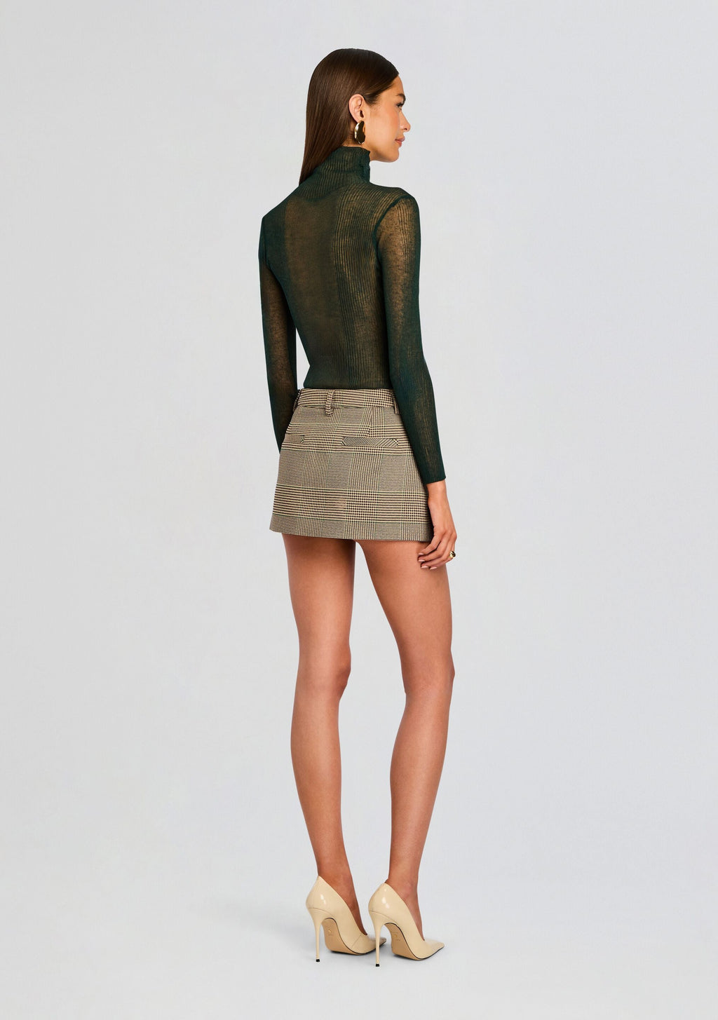 Valkiria Skort by SEROYA in British Plaid, product image 5