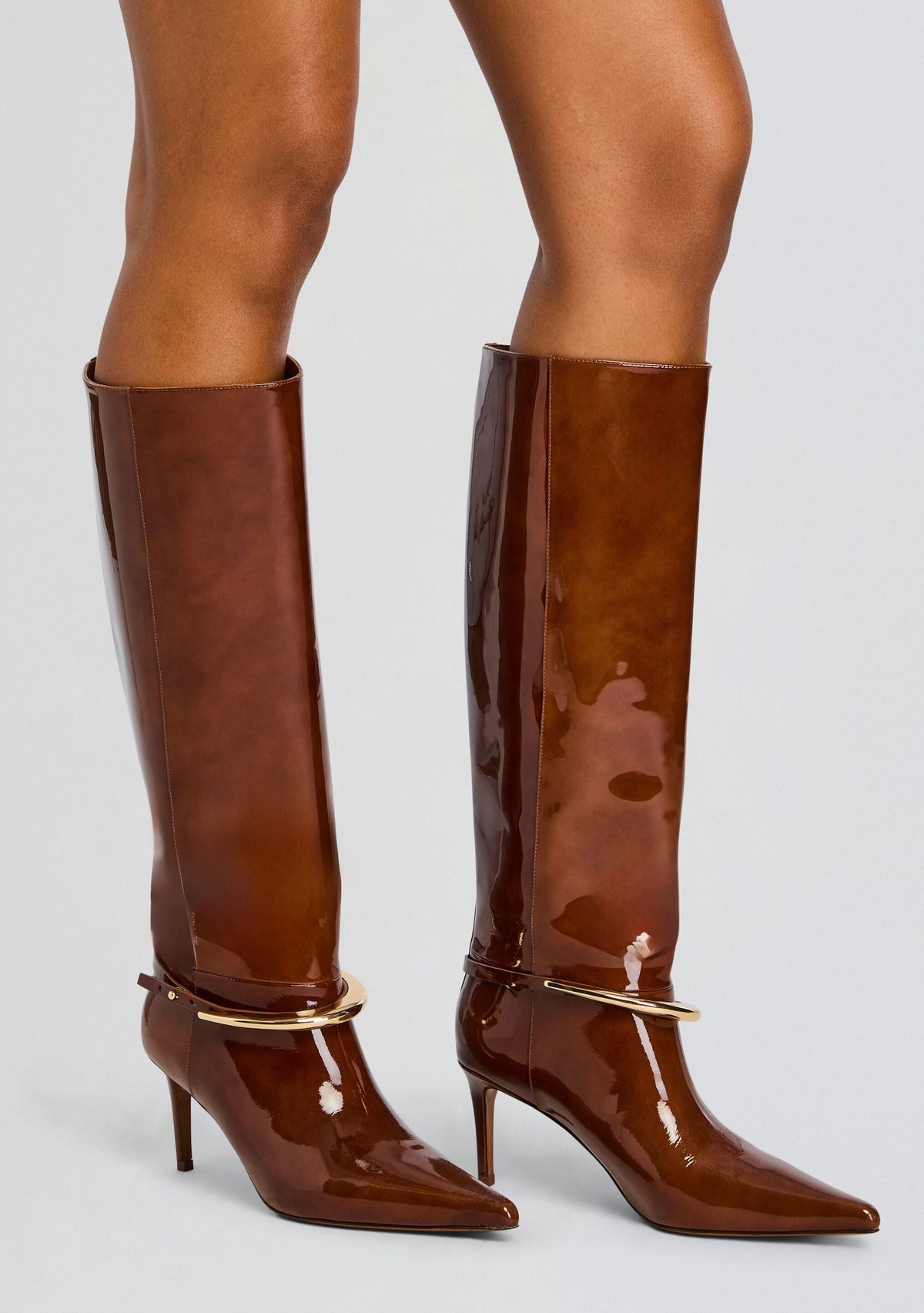 Sancia Leather Boot by retrofête in Brown, product image 2