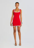 Bexley Embellished Dress by retrofête in Cardinal, product image 1