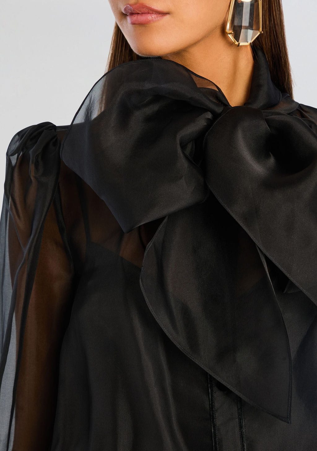 Celandine Silk Dress by retrofête in Black, product image 2