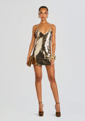 Deserae Sequin Dress by retrofête in Champagne, product image 1