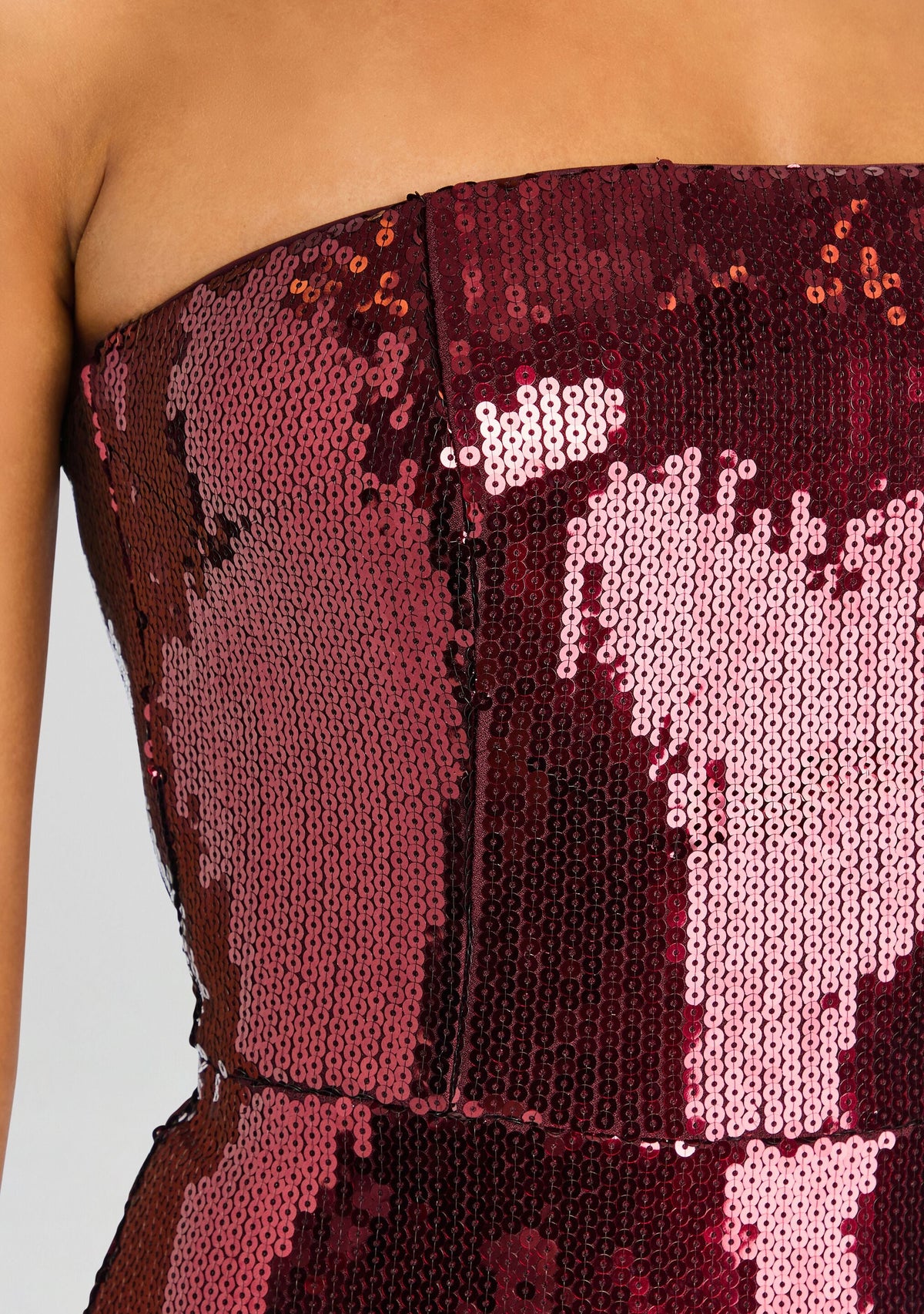 Estella Sequin Romper by retrofête in Port, product image 3