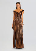 Ismene Dress by retrofête in Coffee Bean, product image 1