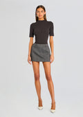 Jann Mini Dress by SEROYA in Charcoal Houndstooth, product image 1