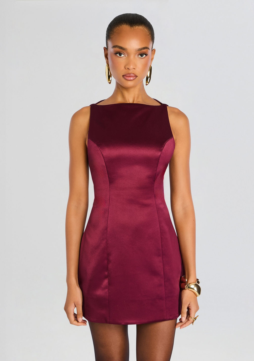 Livie Dress by retrofête in Port, product image 5