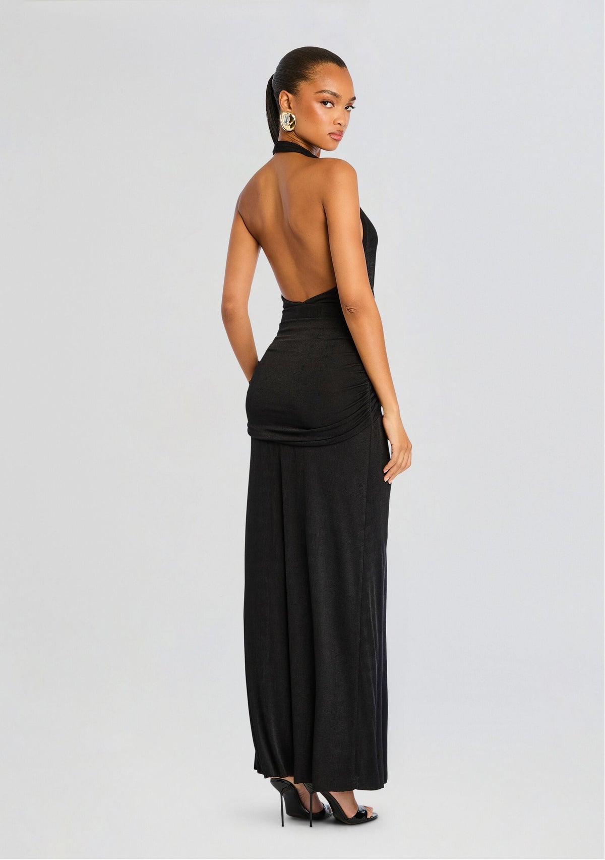Mada Maxi Dress by SEROYA in Black, product image 4
